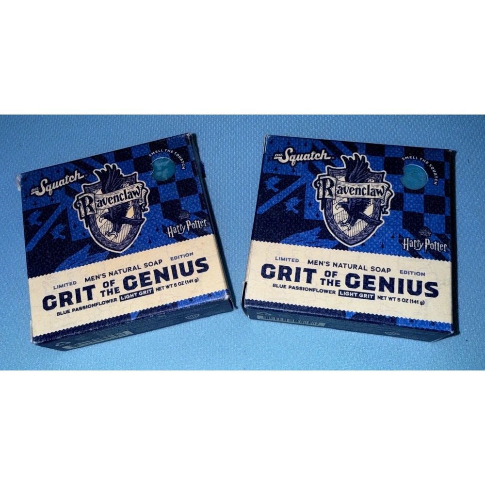 Dr. Squatch Soap Men 5oz NEW Ravenclaw Grit of the Genius Harry Potter Limited